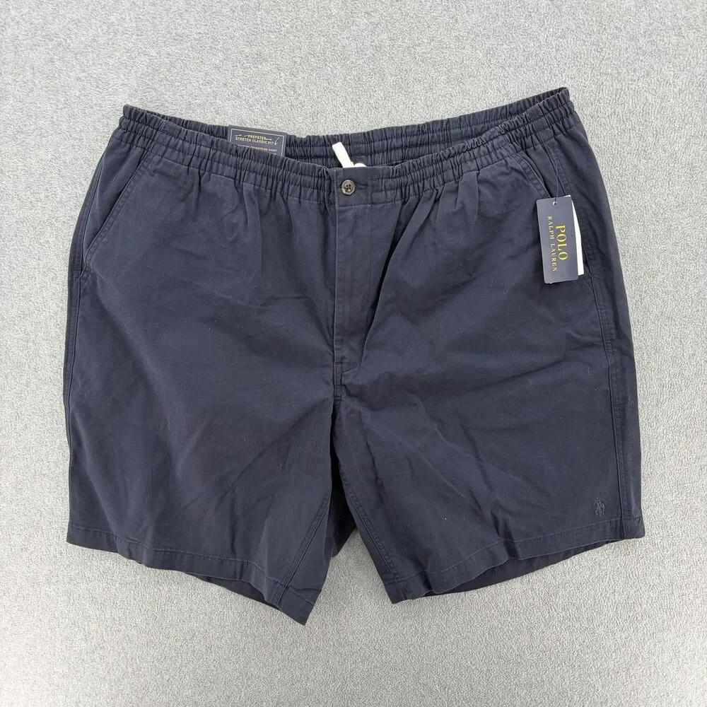 Polo Ralph Lauren Prepster Stretch Classic Fit 8” Navy Shorts Men’s LT NWT